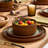 24-Piece Stoneware Dinnerware Set, Microwave & Dishwasher Safe - Service for 8-1334030293