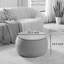 Repose-pieds rond avec rangement Dariyan-1040739881