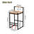 Prakhar Woven Water Hyacinth Counter Bar Stool with Low Back Set