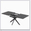 Ensemble de table de salle à manger extensible pour 6 à 8 personnes, chaises rembourrées à dossier incurvé, sièges rembourrés doux, grande table robuste pour les réunions de famille et les dîners-1909477563