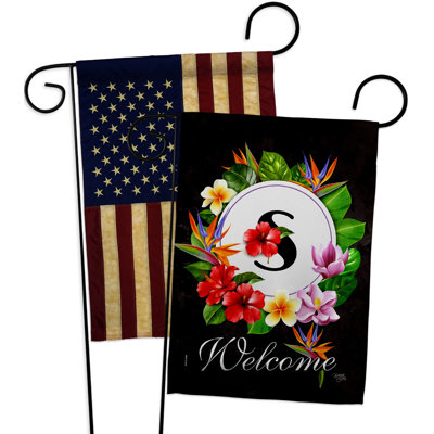 Double Sided 18.5 in. H x 13 in. W Polyester Garden flag
