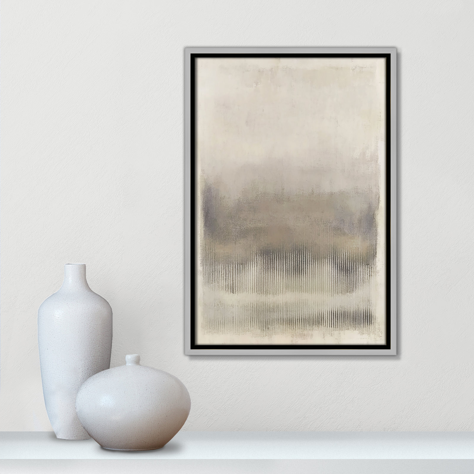Balanced Silence II Print by Irena Orlov, 19.5" H x 13.5" W, Silver Floater