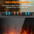 Abroms Recessed Wall Mounted Electric Fireplace-93045455