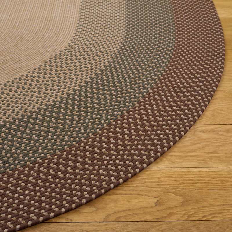 Tapis d'intérieur / extérieur tressé tissé à la main Performance, Ovale 3 pi x 5 pi