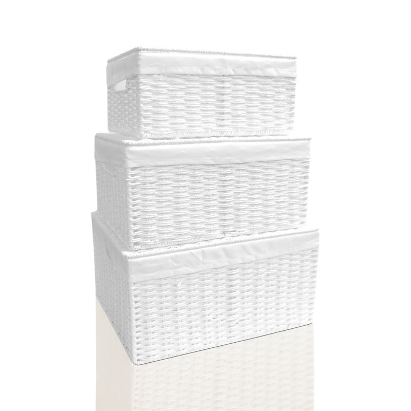 Wicker Laundry Set