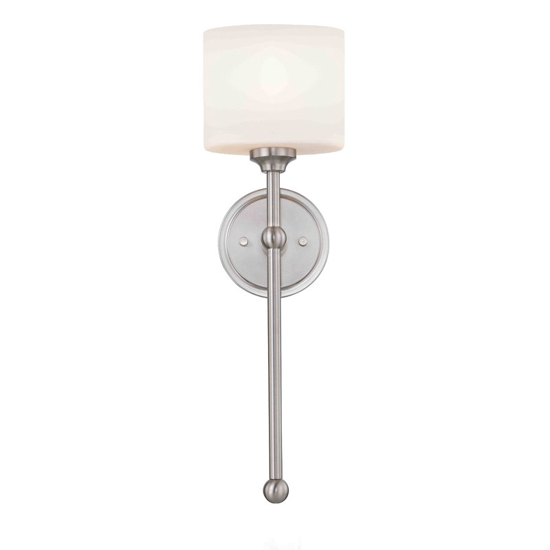 Sequoia 1 - Light Armed Sconce, Brushed Nickel