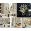 Oversized Cherry Blossom Branches in Glass Vase