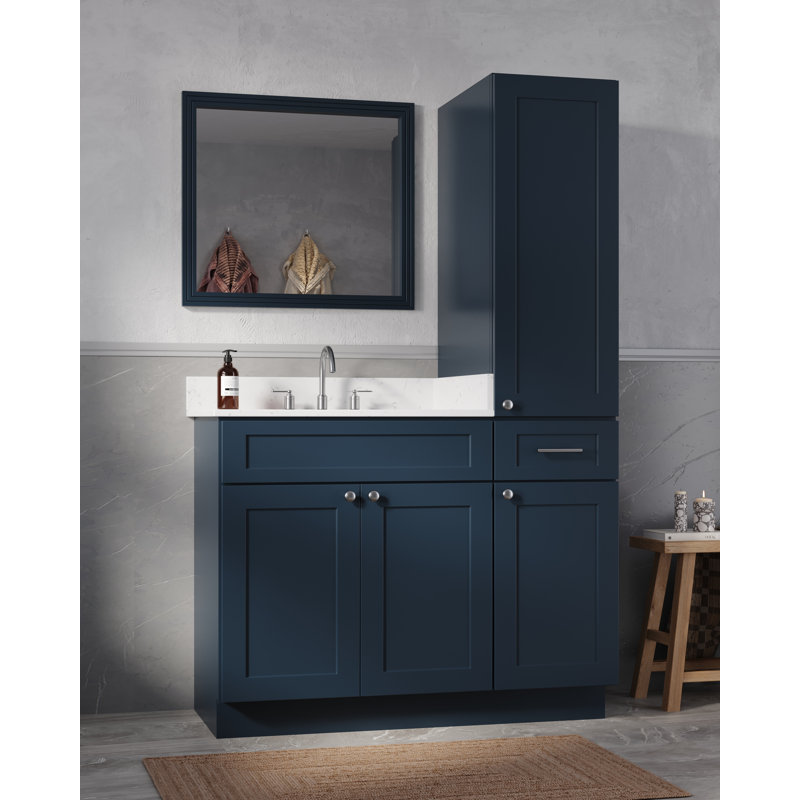 Meuble-lavabo simple 45 po Disar, Chêne naturel