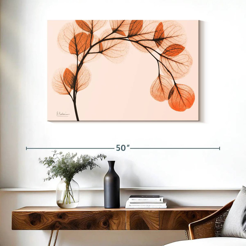 Harnek Orange Eucalyptus II, 26" H x 39" W