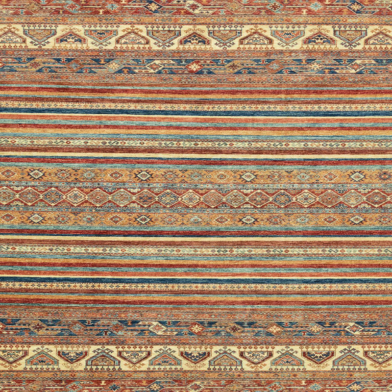 Abstract Indoor Rug, Square 5'