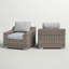 Chaise de patio avec coussins 2