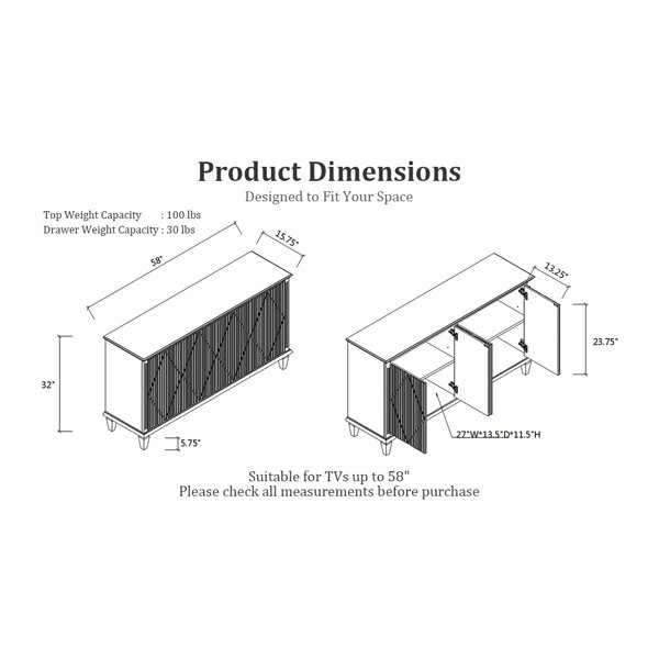 Dimensions du produit