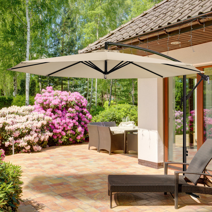 Haque 10' Cantilever Umbrella Outdoor Patio Offset Umbrella