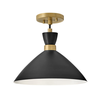 Luminaire suspendu conique à 1 lumière Kita