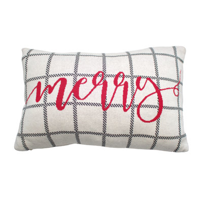 Abstract Cotton Throw Pillow