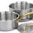 Martha Stewart 12 Pieces Stainless Steel Cookware Set