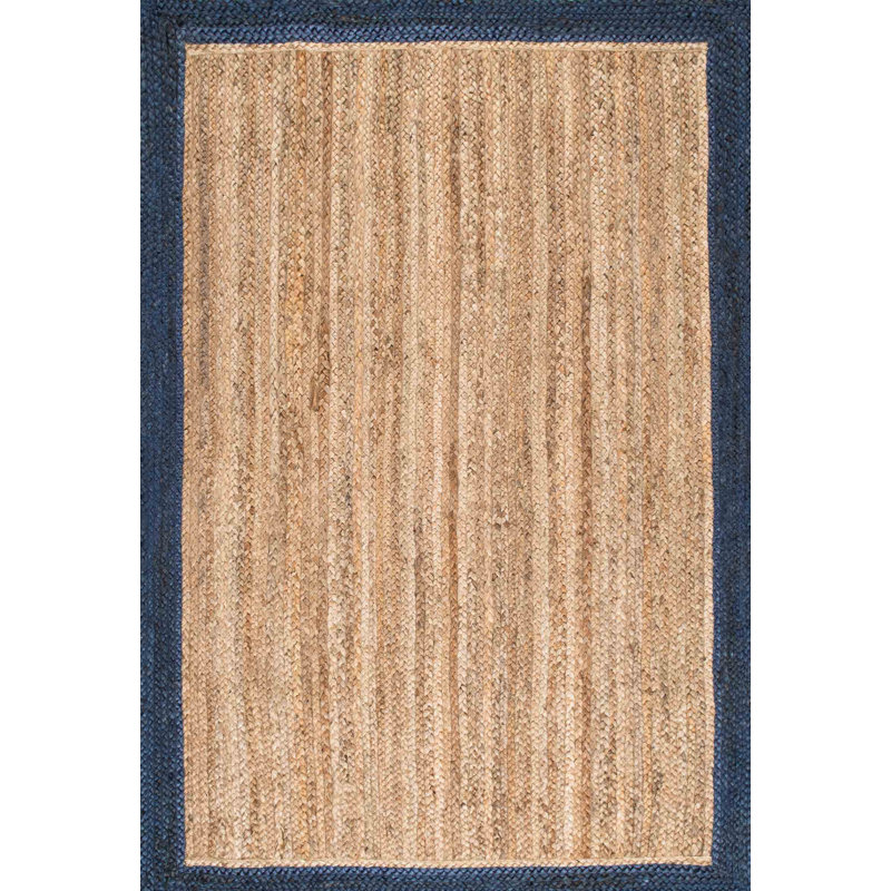 Tapis bleu / brun Lomanto, Rectangle 3 pi x 5 pi