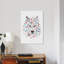 « loup », reproduction d’impression sur toile tendue-72672597-72672598-72672599
