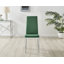 Tierra Modern High Gloss and Chrome Metal 4 Seat Dining Table Set - Luxury Velvet Dining Chairs-88388715-88388703