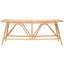 Table basse en bois massif Curtis