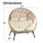 Damarie 2-Person Wicker Rattan Egg Chair-227551409