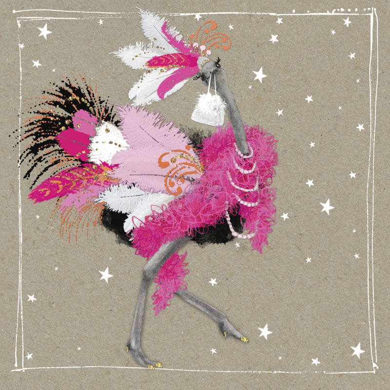 Fancy Pants Zoo X - Wrapped Canvas Print, 30cm H x 30cm W