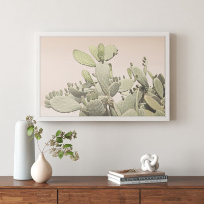 «Cactus Bunch» par Marmont Hill - reproduction de photo sur papier encadrée