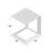 Harleen Square Metal Outdoor Side Table-1106771126-1201241038