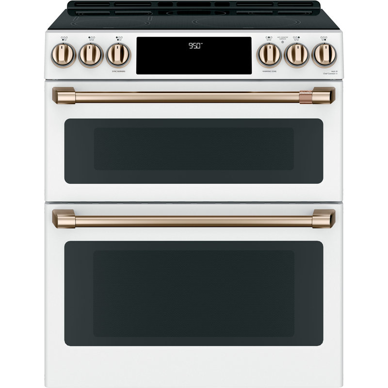 Front Control Induction Range Handle Kit, Brushed Bronze