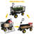 700lbs Dump Garden Carts with Removable Sides