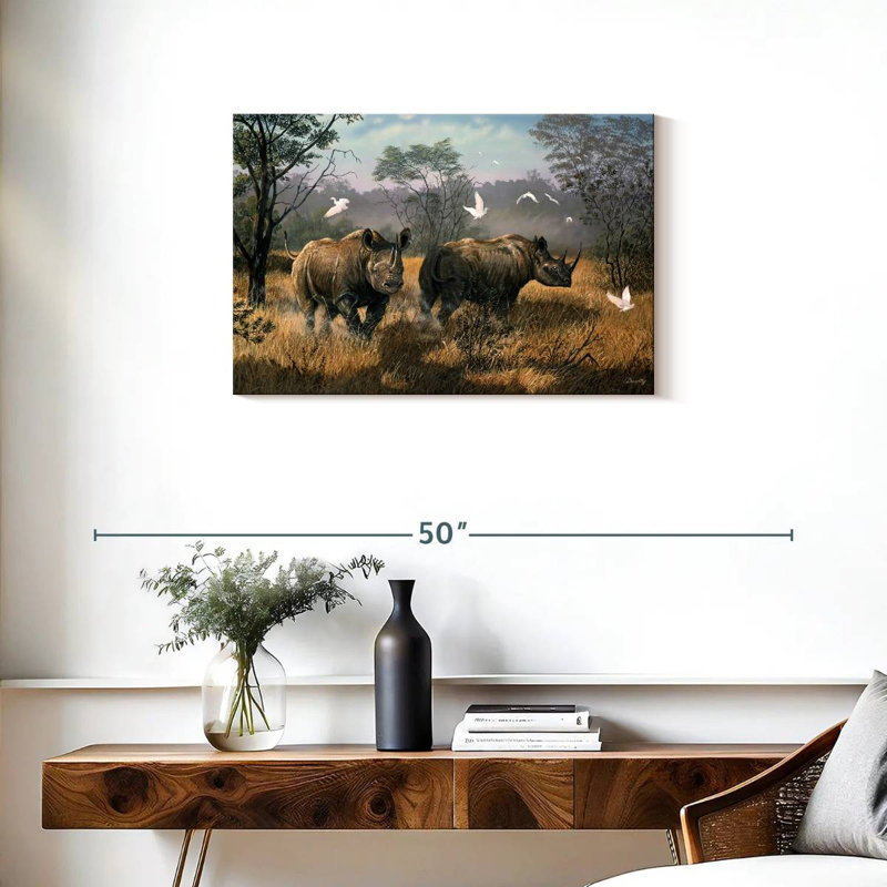 Brampt Rhino Wilderness, 20" H x 30" W
