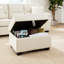 Leather Ottoman with Storage, Foot Rest Stool-1541771073