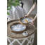 Collection S / 5 French Country Home Decor avec plante artificielle, vase, plateaux, tabouret et table d'appoint