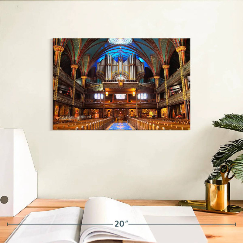 Orgue à tuyaux Notre Dame Basilica, H 8 po x l 12 po
