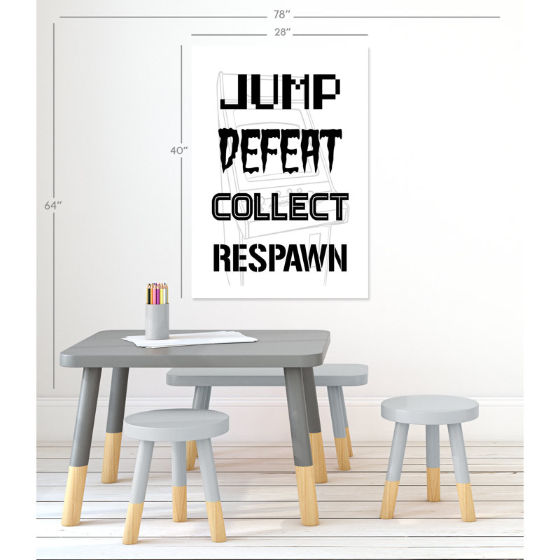 «Gaming Rules 1», impression sur papier, H 40 po x l 28 po x P 1 po, Papier