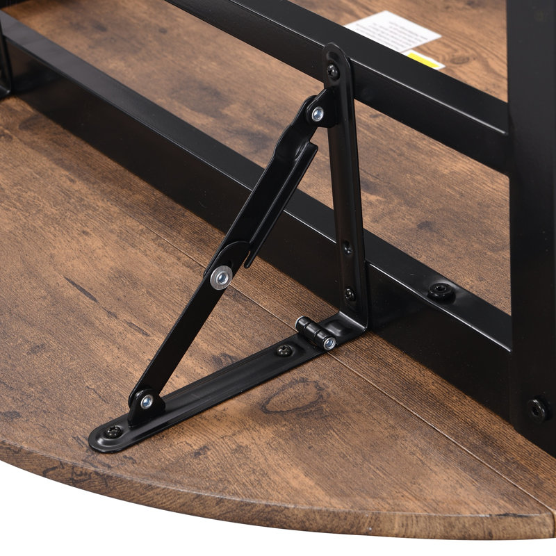 Ensemble de table à manger moderne 3 pièces avec abattant et 2 chaises pour petits espaces Modern