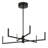 Temesha 6 Light LED Chandelier In Coal Finish
