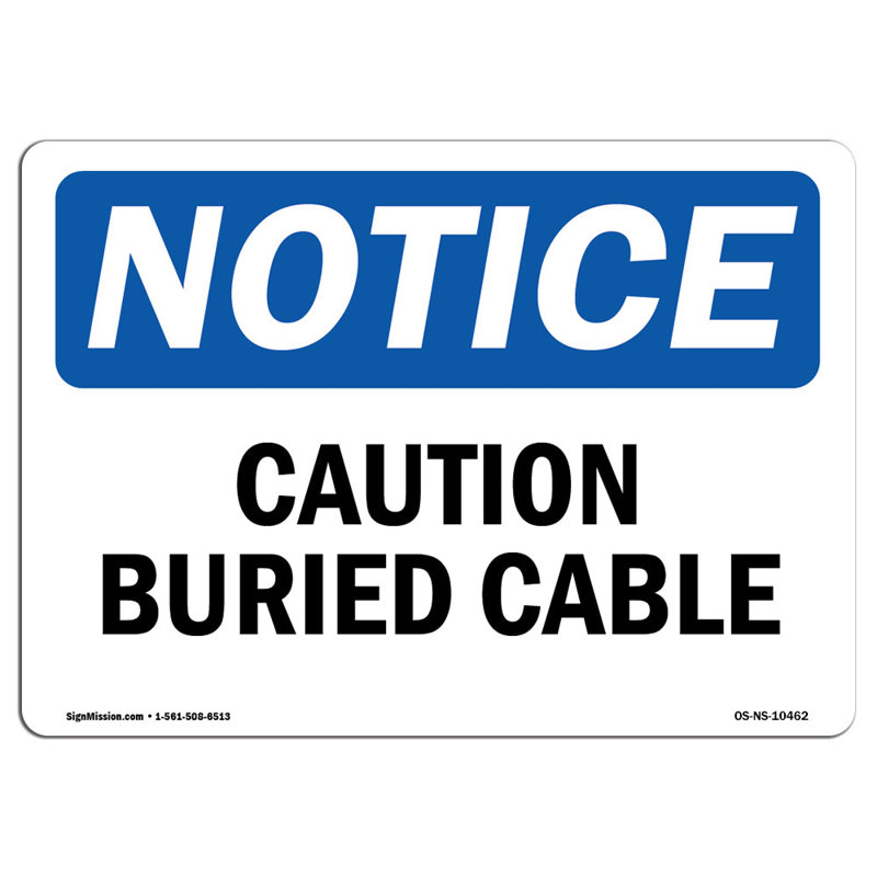 Panneau «Attention Buried»