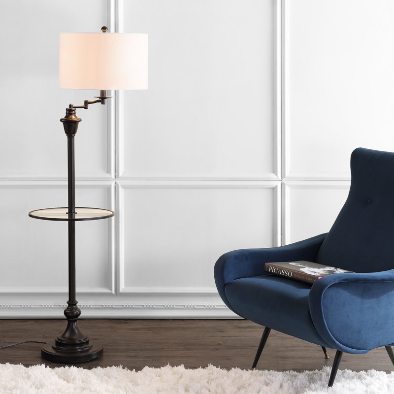 152.4cm Tray Table Floor Lamp, Oil Rubbed Bronze