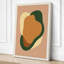 Organic Forms in Terracotta Minimalist 1 Piece Wrapped Canvas Wall Art-1626492069-1626492095