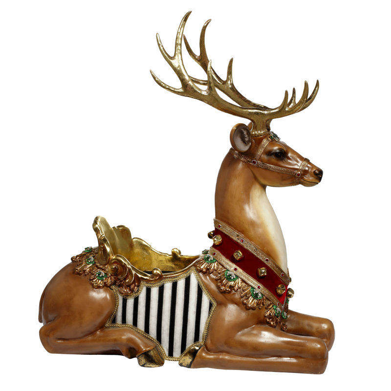 Sitting Deer - 43 X 45 Inches