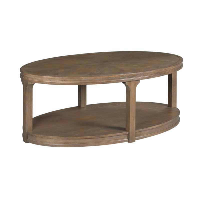 Table basse ovale sur roulettes