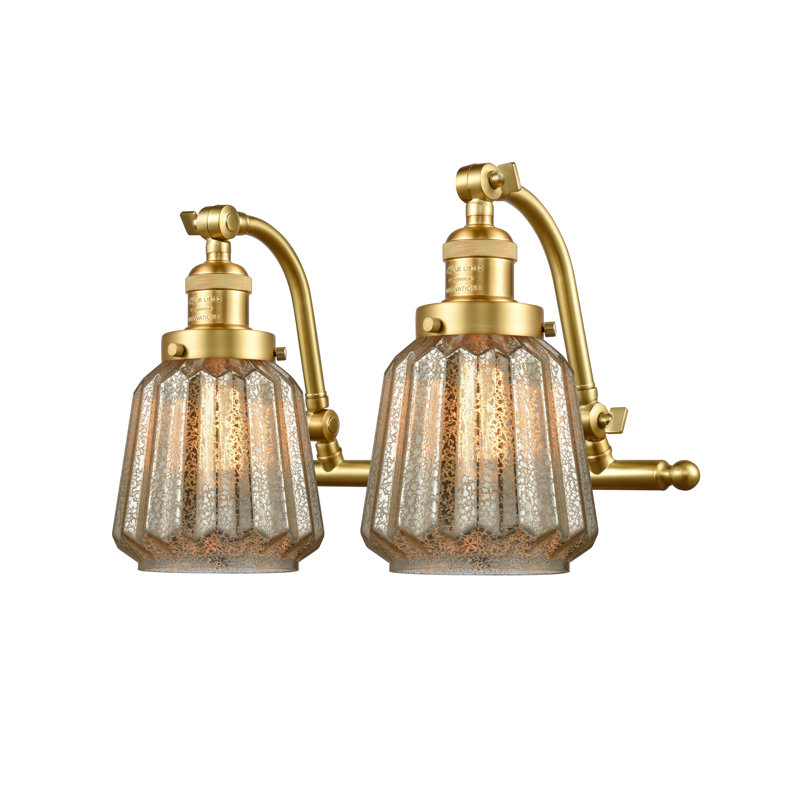 Vinson 2 - Light Dimmable Vanity Light, Satin Gold