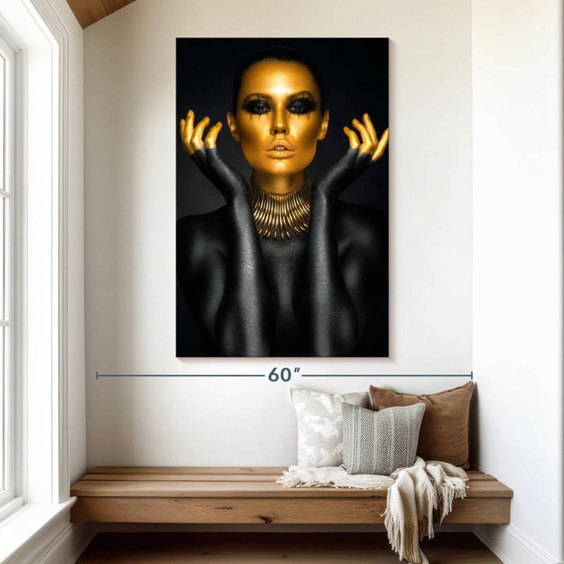 Model, 51" H x 34" W