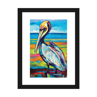 Pelican by Robert Phelps - Painting Print