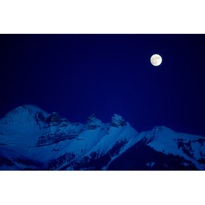Lever de lune sur le parc national Banff par Gibsonpictures