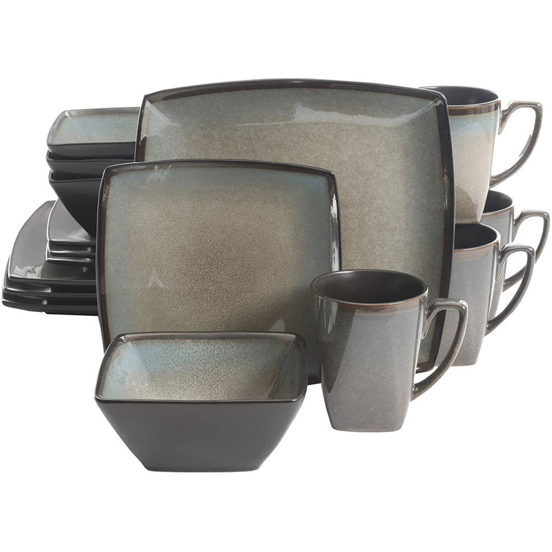 Baymore Piece Stoneware Dinnerware Set - Service for 4