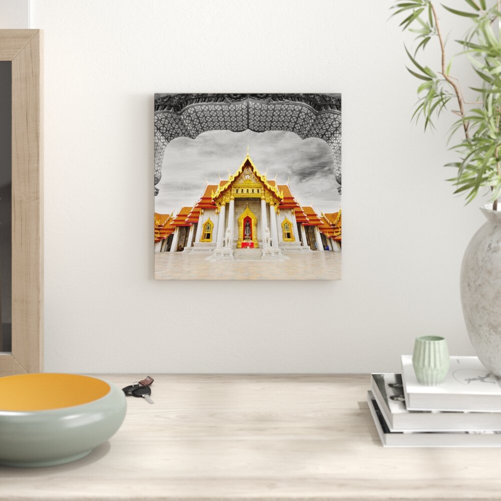 Leinwandbild Marmortempel von Bangkok