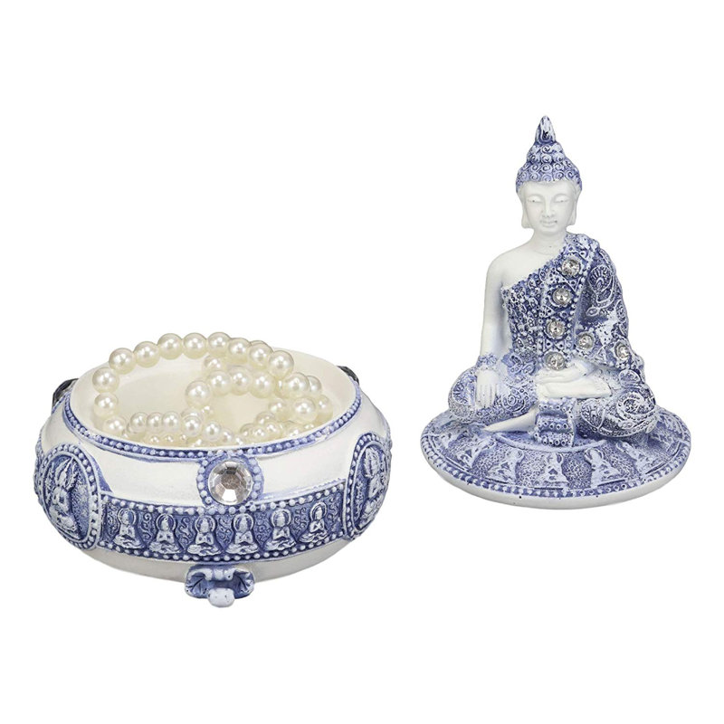 Bhumisparsha mudra bouddha amitabha méditant figurine