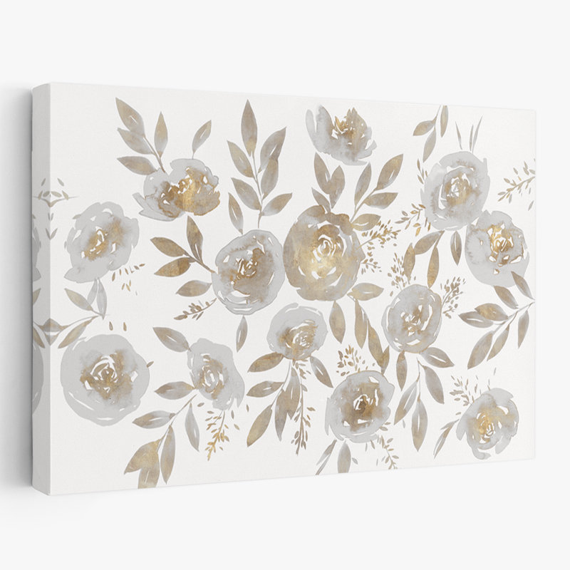Plantes, fleurs, abstrait, art mural harmonieux, H 32 po x l 48 po